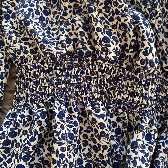 Floral print blouse with winched waist - Picture 2 of 5